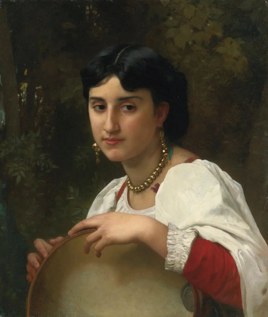Italienne au tambourin - Bouguereau