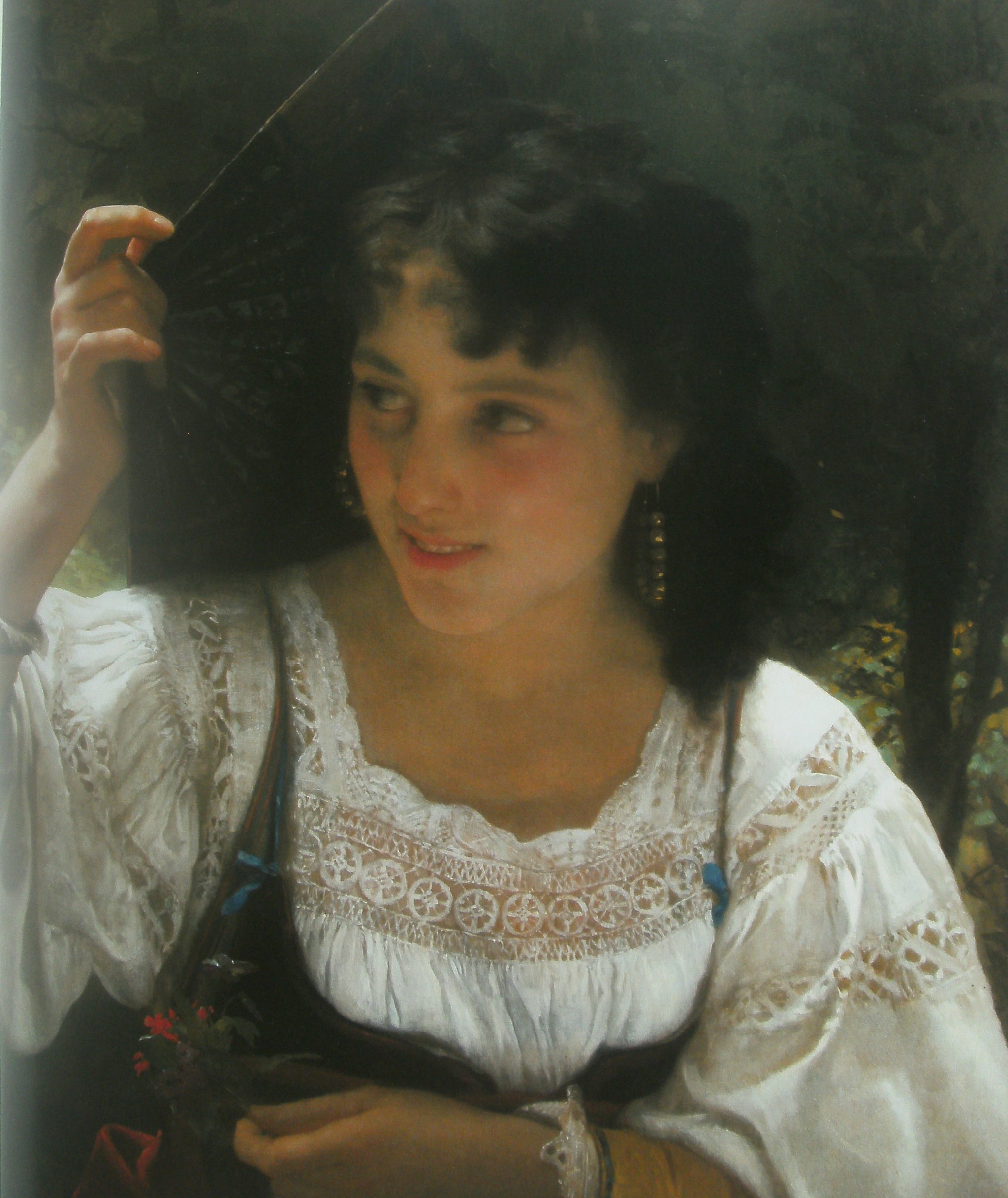 L’Italienne à l’éventail (1873) - Bouguereau