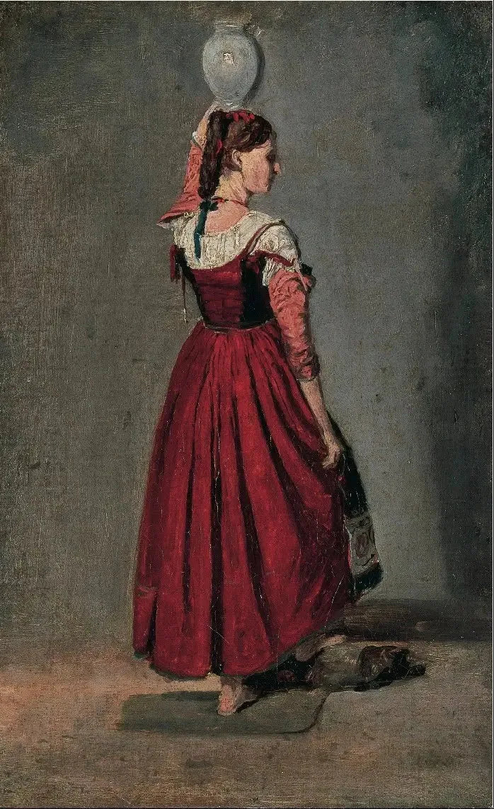Italienne - Jean-Baptiste Camille Corot image 1 copie peinte à la main à l’huile