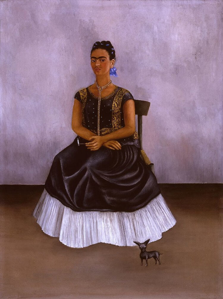 Moi et mon chien Itzcuintli - Frida Kahlo