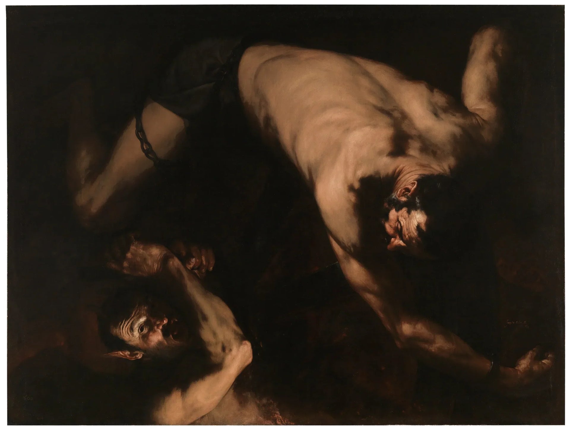 Ixion - Jusepe de Ribera image 1 copie peinte à la main à l’huile