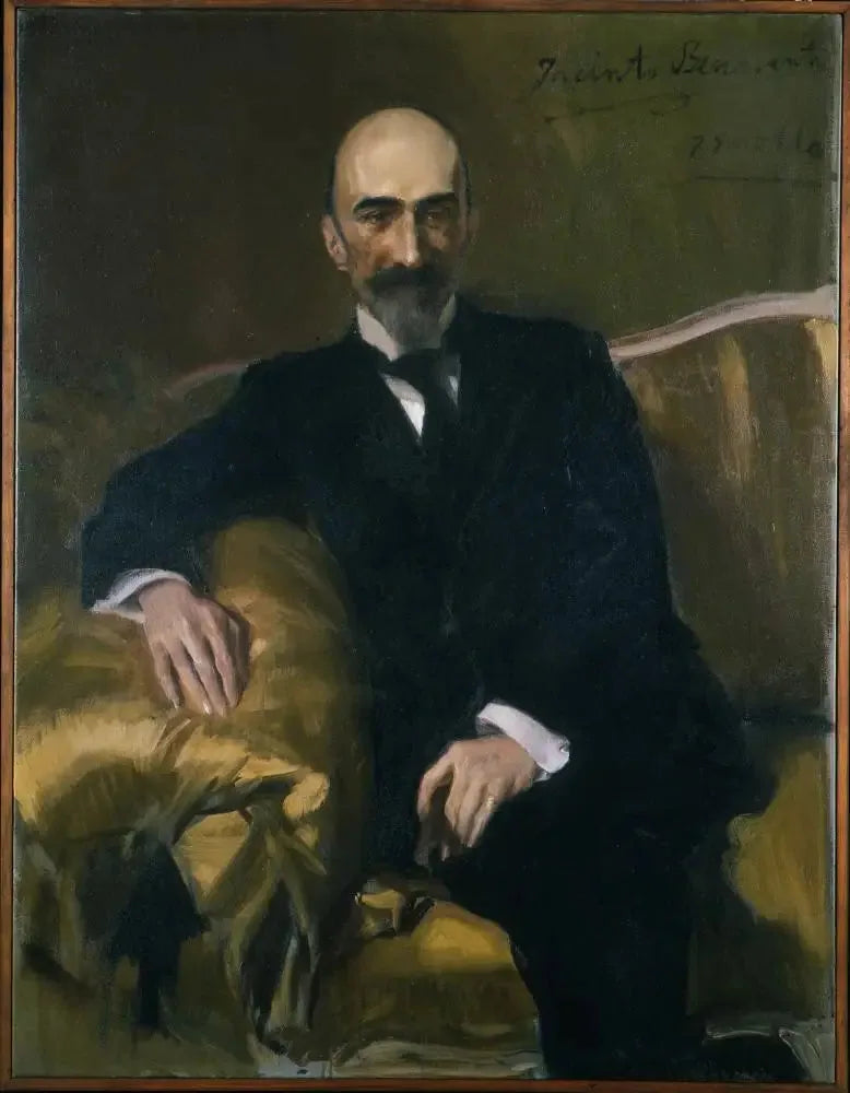 Jacinto Benavente y Martínez - Joaquín Sorolla image 1 copie de tableau peinte à la main