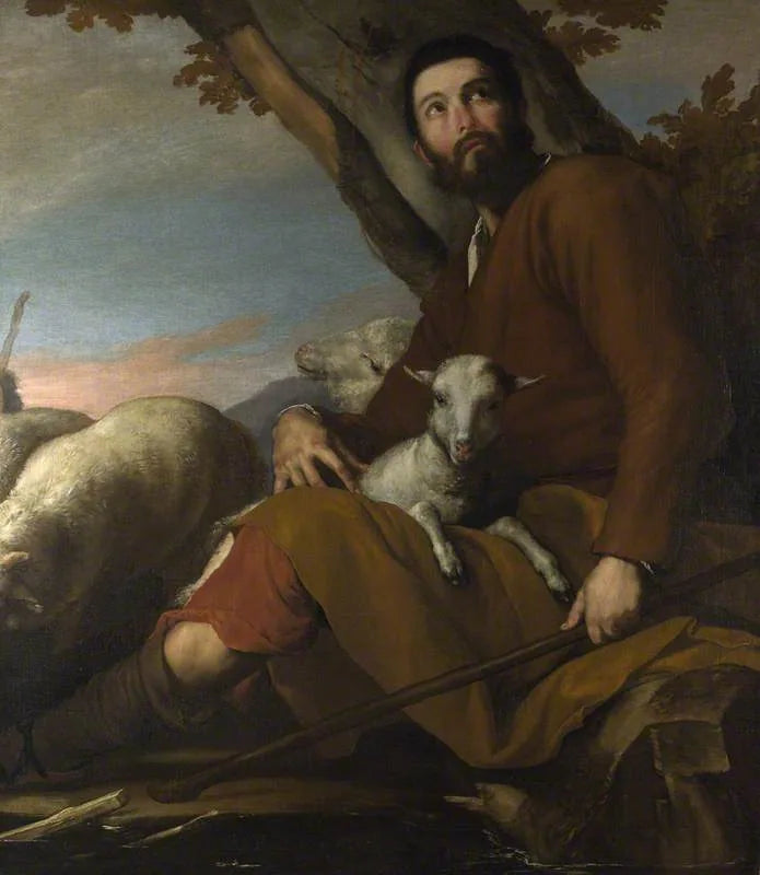 Jacob avec le troupeau de Laban - Jusepe de Ribera image 1 copie peinte à la main à l’huile