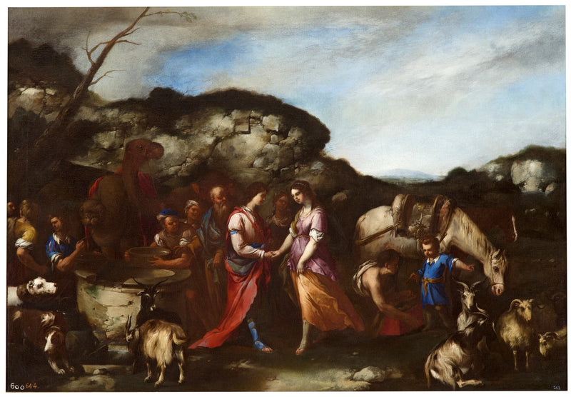 Jacob et Rachel au puits - Luca Giordano