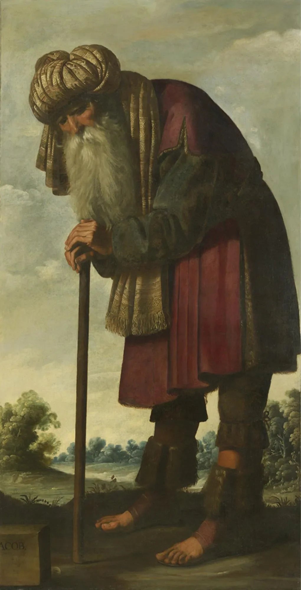 Jacob - Francisco de Zurbarán image 1 copie peinte à la main à l’huile