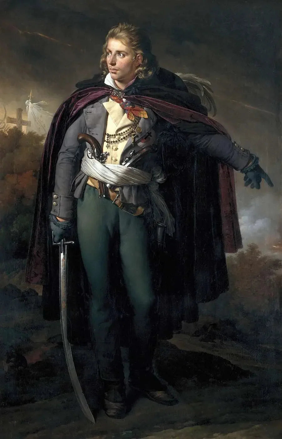 Jacques Cathelineau, Généralissime vendéen (1759-1793) - Anne-Louis Girodet image 1 reproduction artisanale de tableau