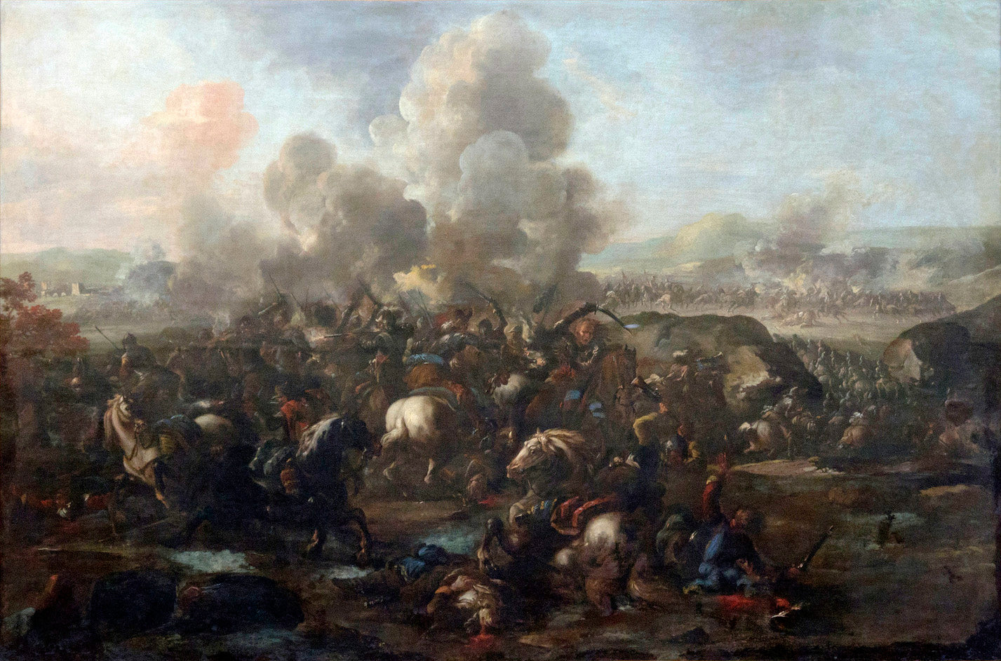 Charge de cavaliers - Jacques Courtois