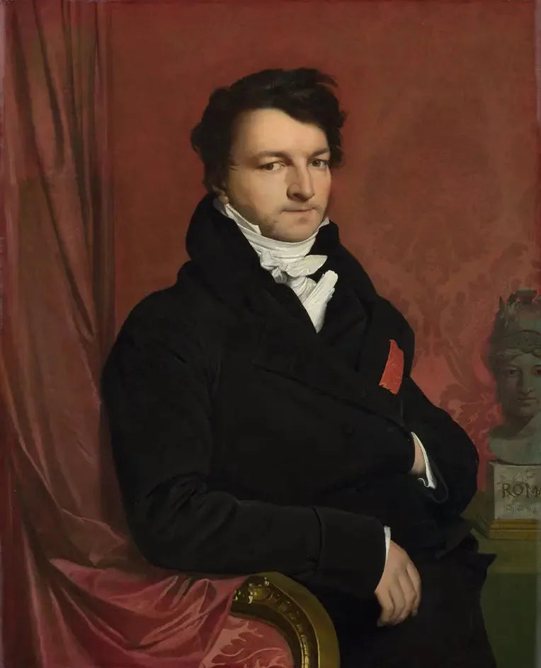 Jacques Marquet de Montbreton de Norvins - Jean-Auguste-Dominique Ingres image 1 copie de tableau peinte à la main