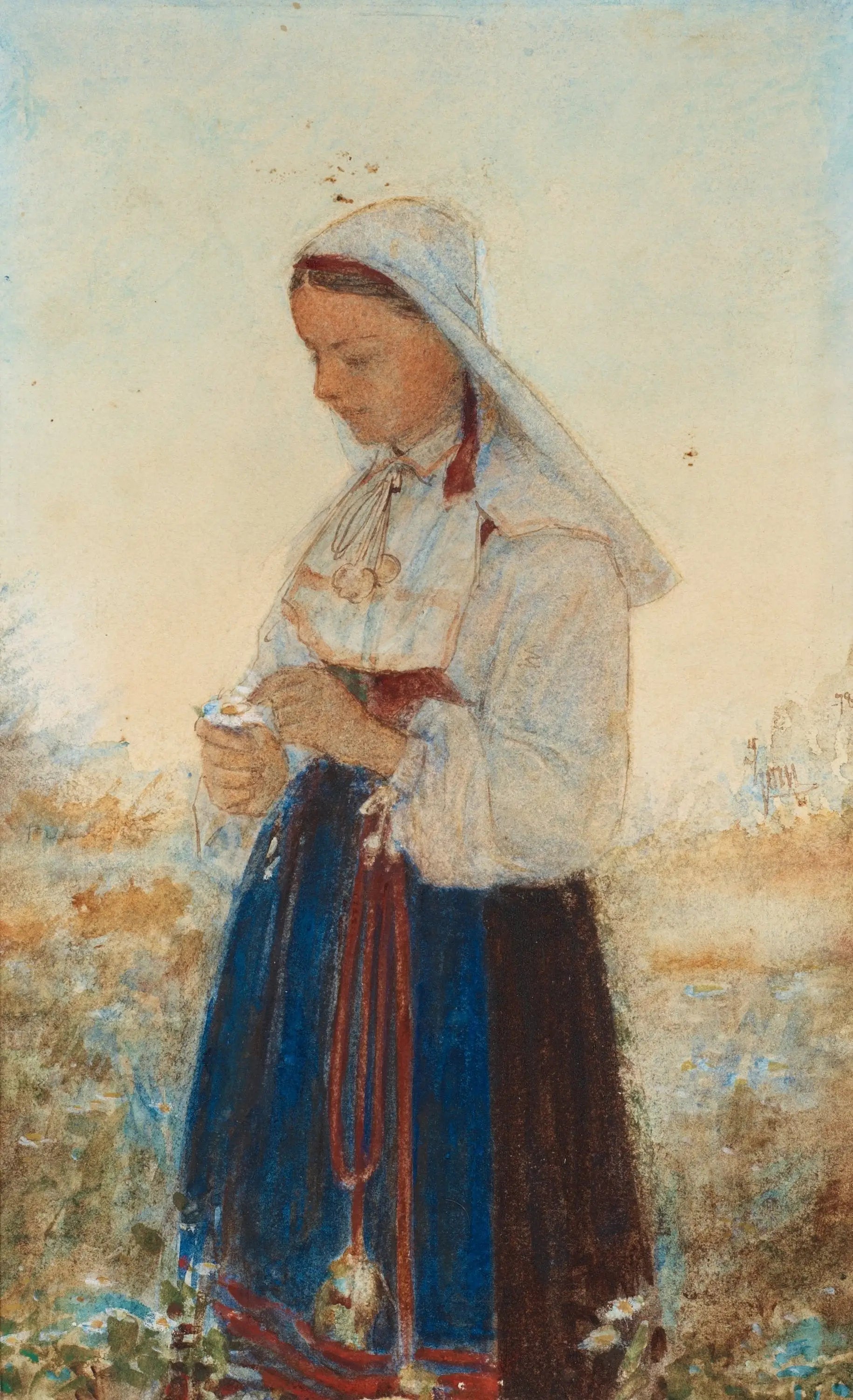 Jag får, jag får icke... (Kulla i Orsadräkt) - Anders Zorn image 1 reproduction artisanale de tableau