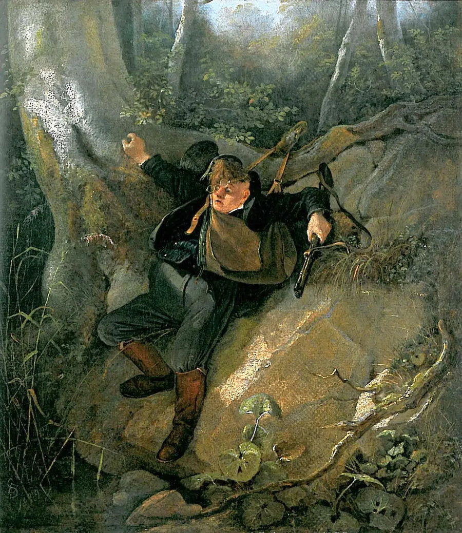 Jagdunglück - Carl Spitzweg