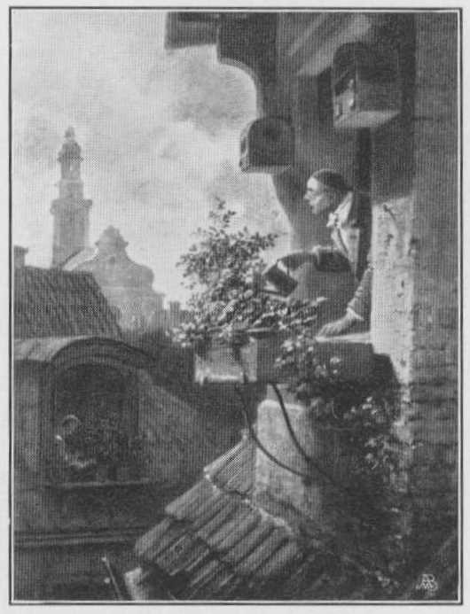 Im Dachstübchen - Carl Spitzweg