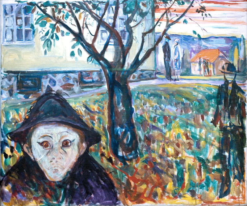 Jalousie au jardin - Edvard Munch