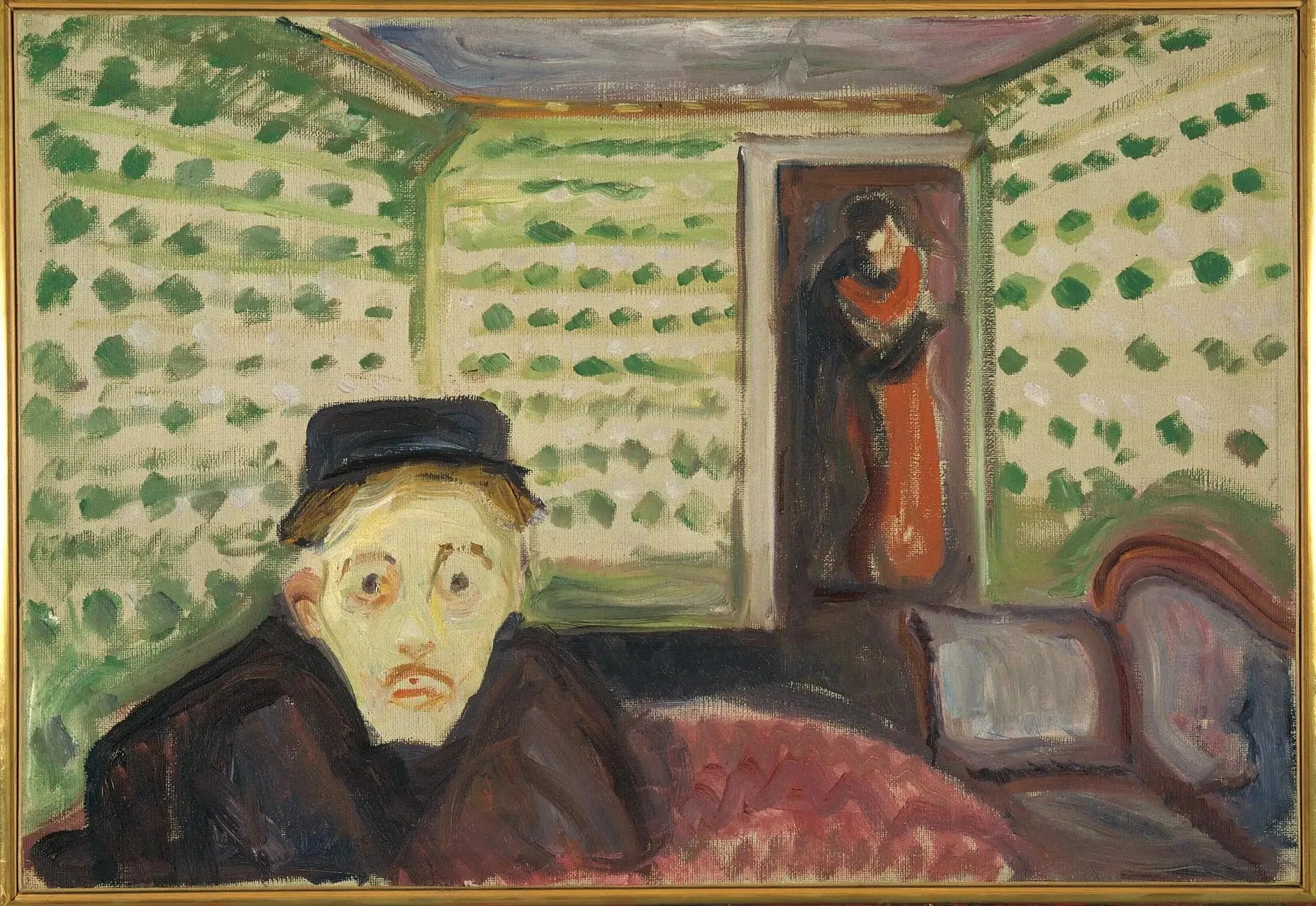 Jalousie - Edvard Munch image 1 copie peinte à la main à l’huile