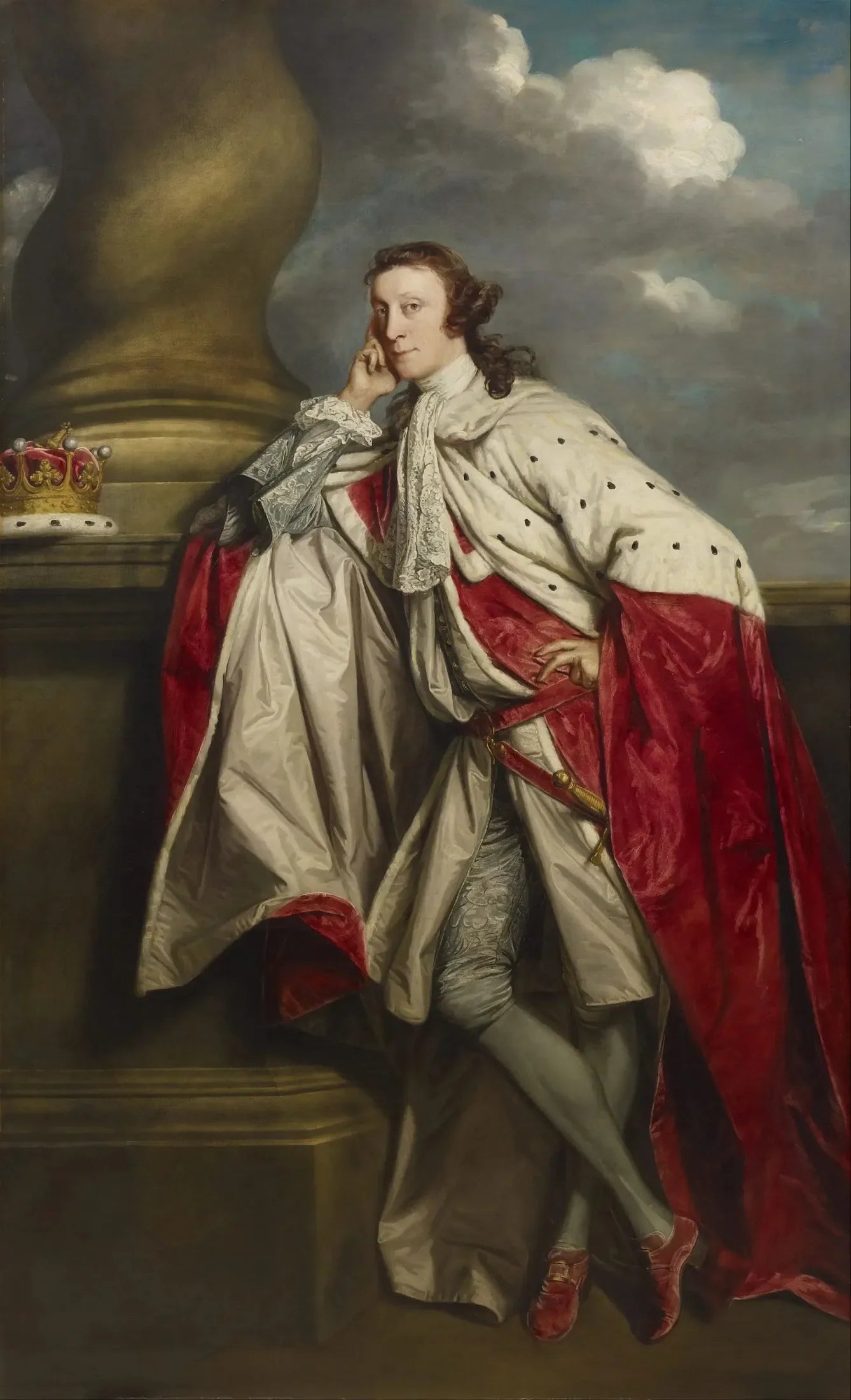 James Maitland, 7e comte de Lauderdale - Joshua Reynolds image 1 tableau peint à l’huile sur toile