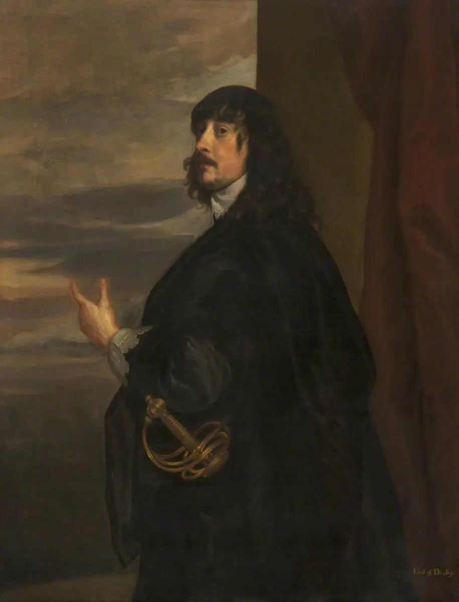 James Stanley (1607–1651), 7e comte de Derby - Antoine van Dyck image 1 reproduction de peinture à l’huile
