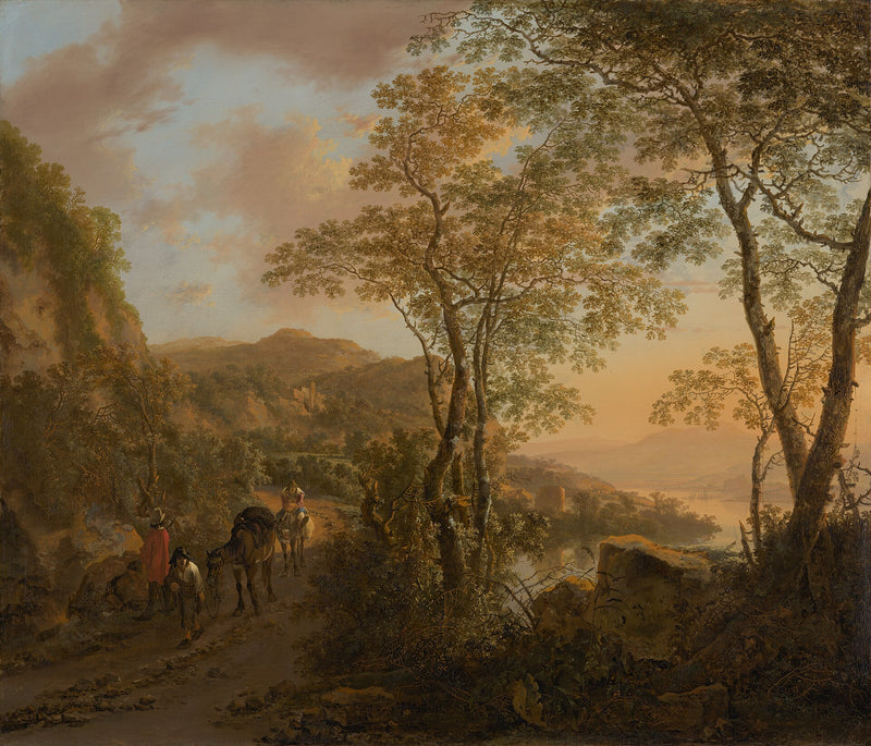 Paysage italien avec muletiers - Jan Both