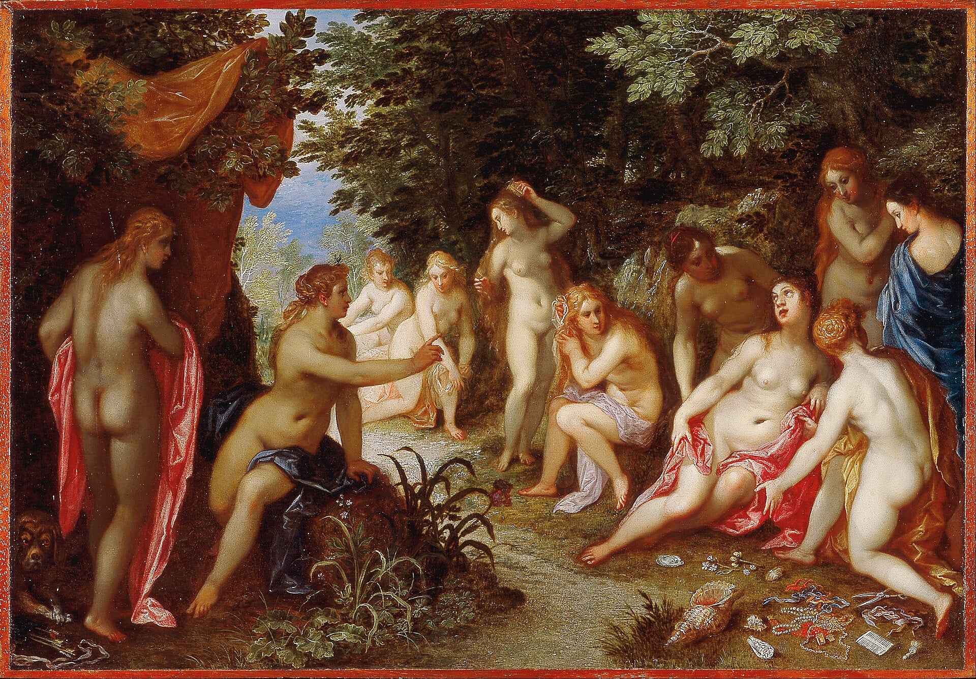Diane découvrant Callisto - Hendrick van Balen