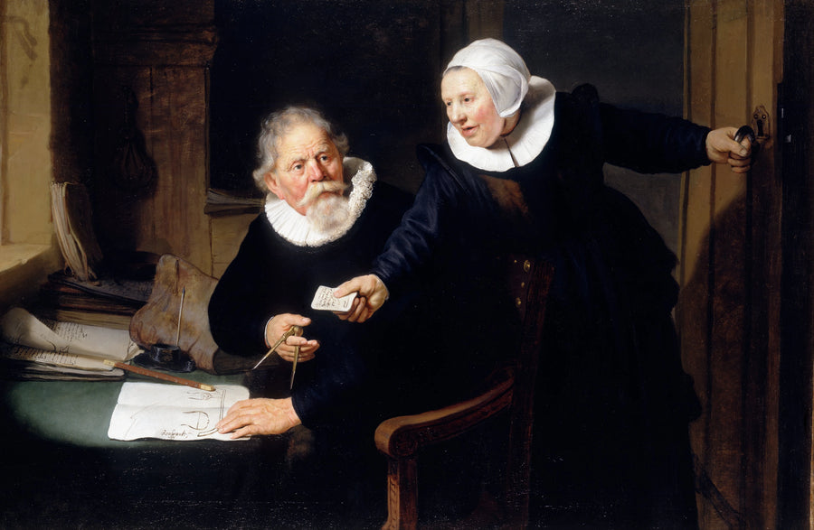 Jan Rijcksen et son épouse Griet Jans – Rembrandt, 1633