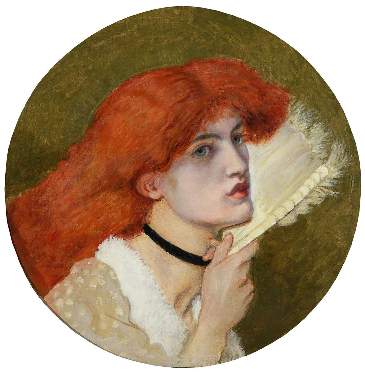Jane Burden, Mme William Morris (1839-1914) - Dante Gabriel Rossetti image 1 reproduction de peinture à l’huile