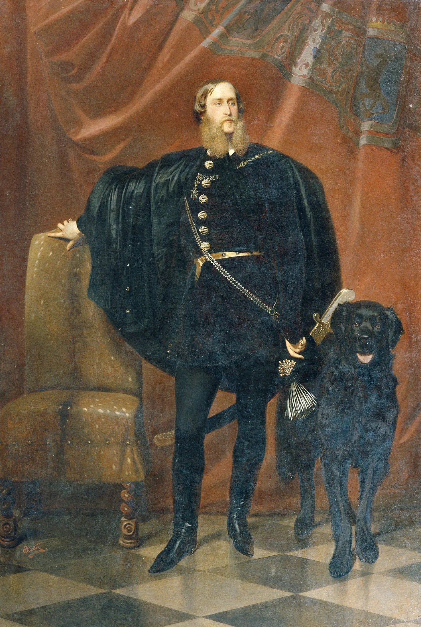 János, comte Pálffy d'Erdöd (1829-1908) - Karl von Piloty image 1 copie de tableau peinte à la main