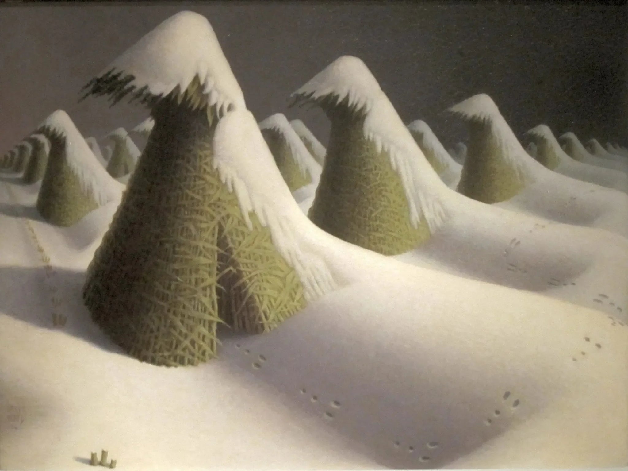 Janvier - Grant Wood image 1 reproduction de peinture à l’huile
