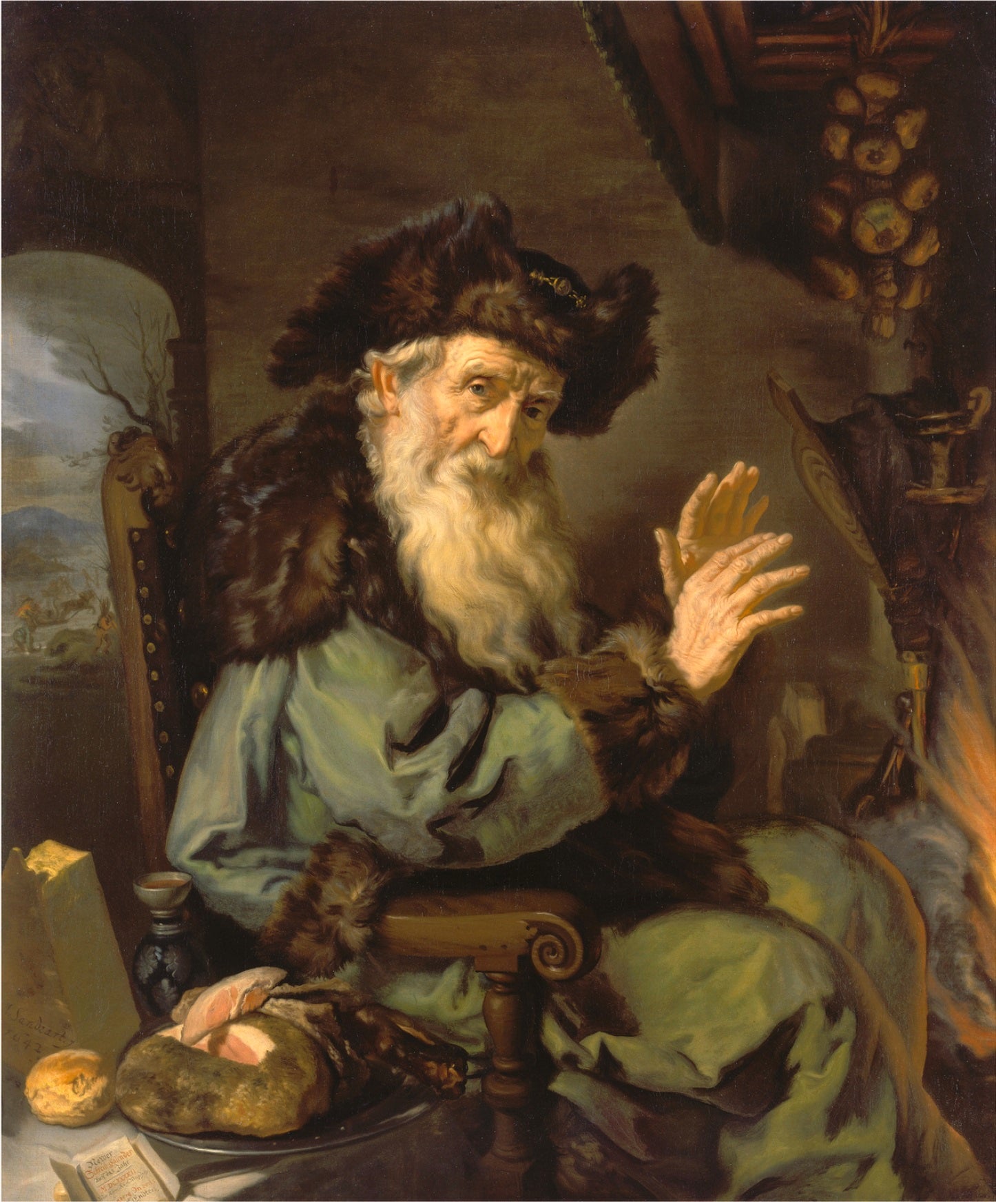 Janvier - Joachim von Sandrart image 1 reproduction d’œuvre d’art à l’huile