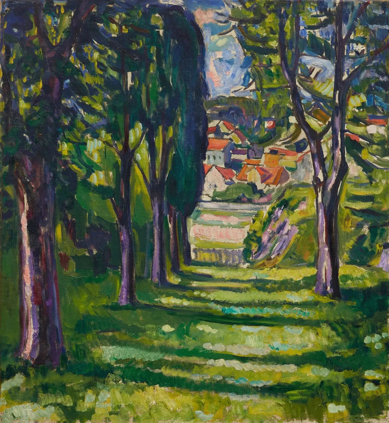 jardin à Kragerø - Edvard Munch