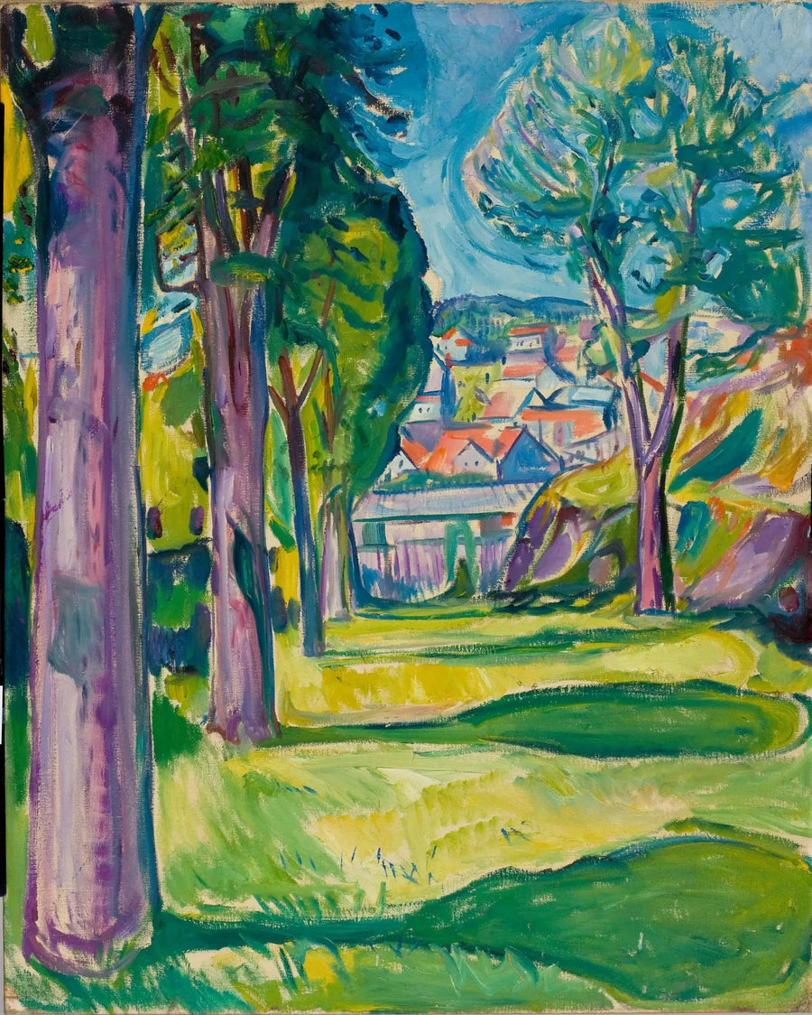 jardin à Kragerø - Edvard Munch