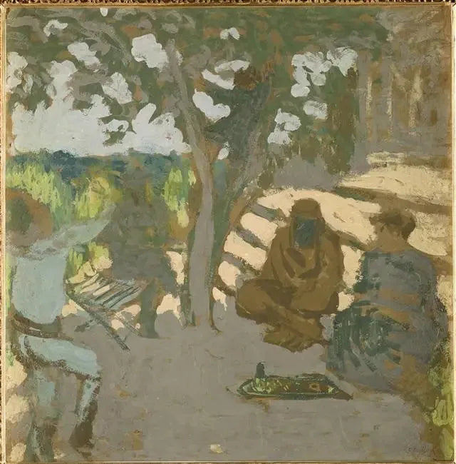 Jardin à l'Étang-la-Ville - Édouard Vuillard image 1 copie de tableau peinte à la main