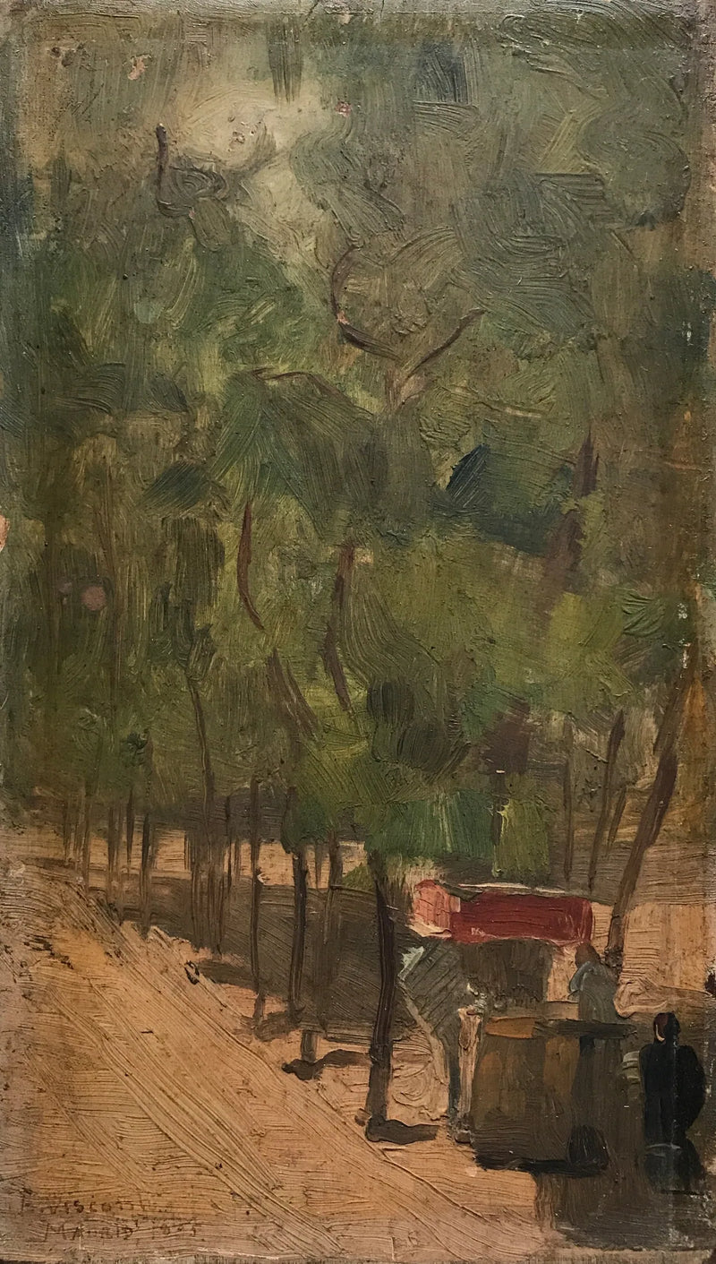 Jardin à Madrid - Eliseu Visconti