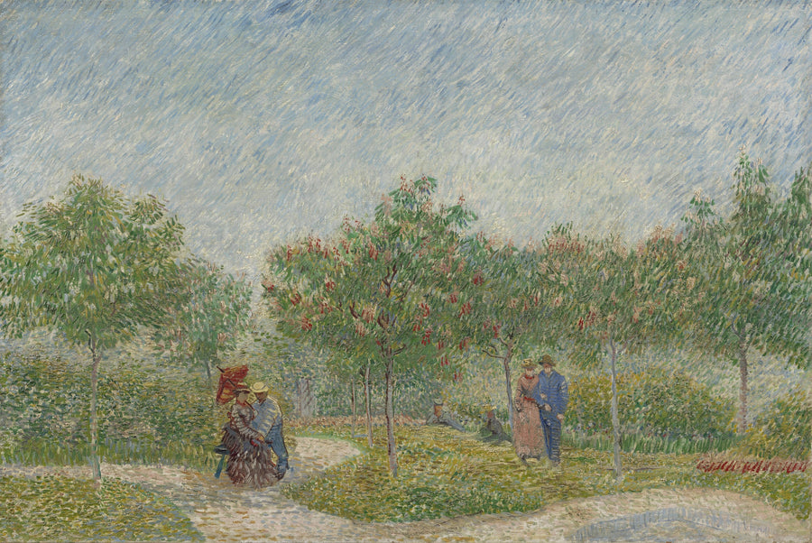 Jardin avec amoureux, square Saint-Pierre, F314 – Van Gogh