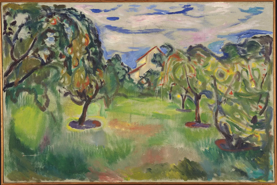 jardin aux pommiers - Edvard Munch