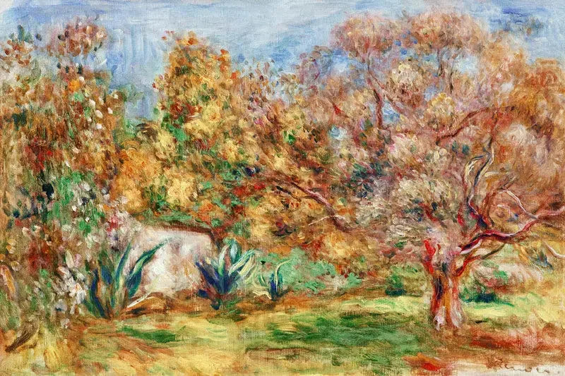 Jardin d'oliviers - Pierre-Auguste Renoir image 1 reproduction artisanale de tableau
