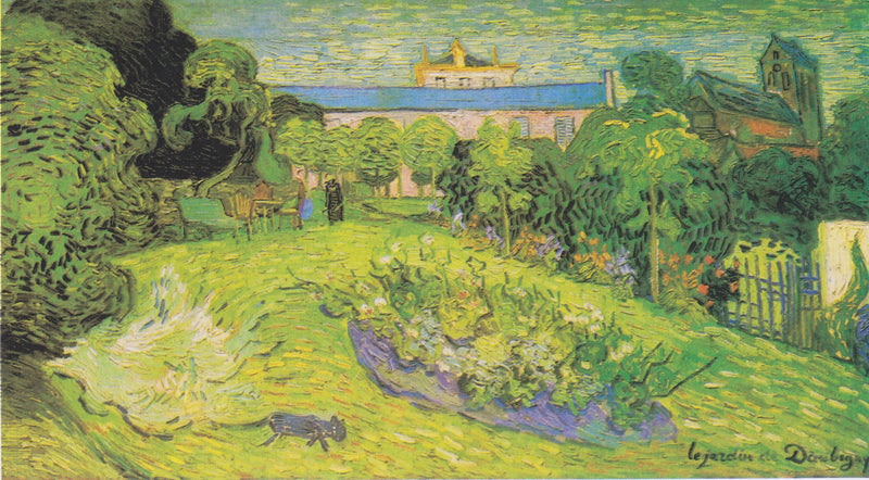 Le Jardin de Daubigny avec un chat – Vincent van Gogh