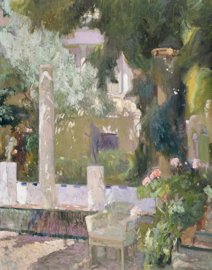 Jardin de la maison Sorolla (1920) - Joaquín Sorolla