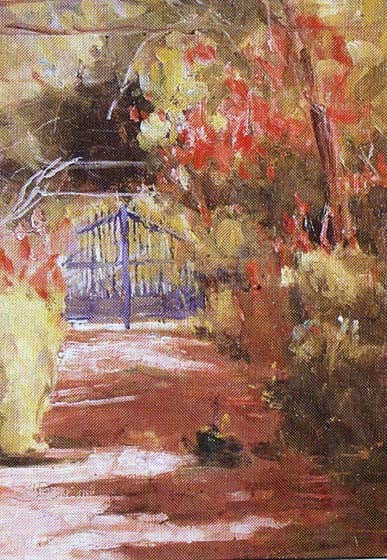 Jardin de Teresópolis - Eliseu Visconti image 1 copie de tableau peinte à la main
