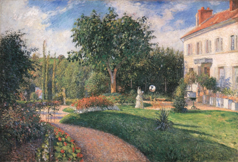 Jardin des Mathurins, à Pontoise - Camille Pissarro