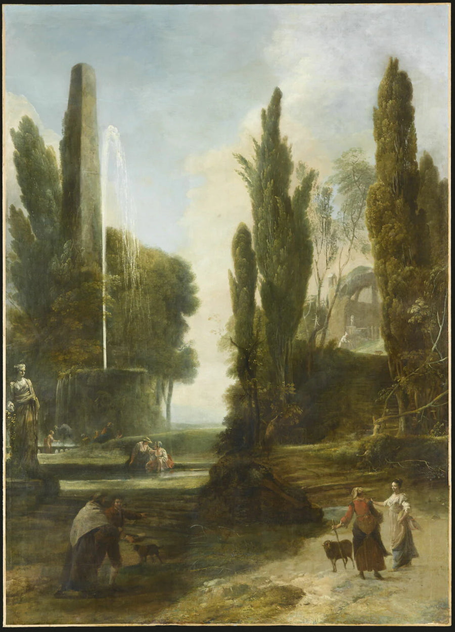 Jardin italien. L'Ermitage. - Jean-Pierre Houel