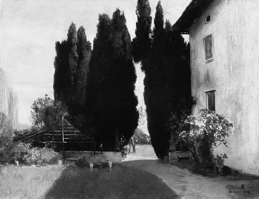 Jardin italien - Friedrich August von Kaulbach