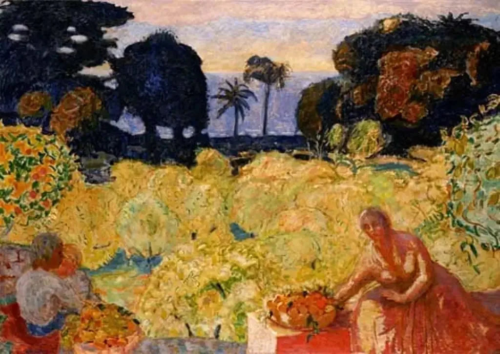 Jardin méditerranéen - Pierre Bonnard image 1 reproduction artisanale de tableau