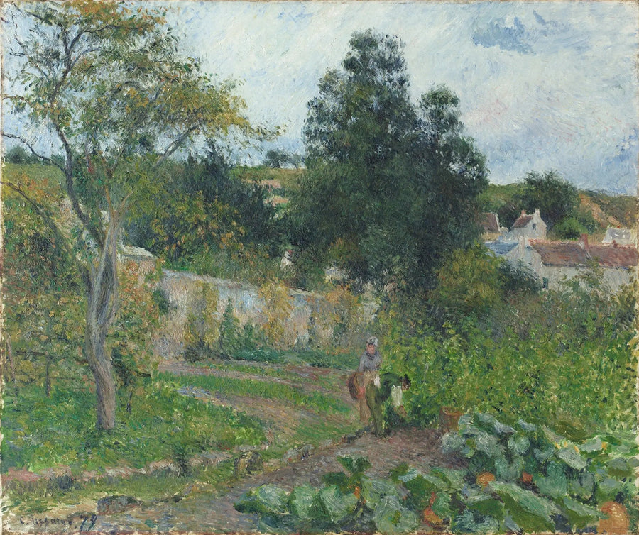 Jardin potager à l'Ermitage, Pontoise - Camille Pissarro