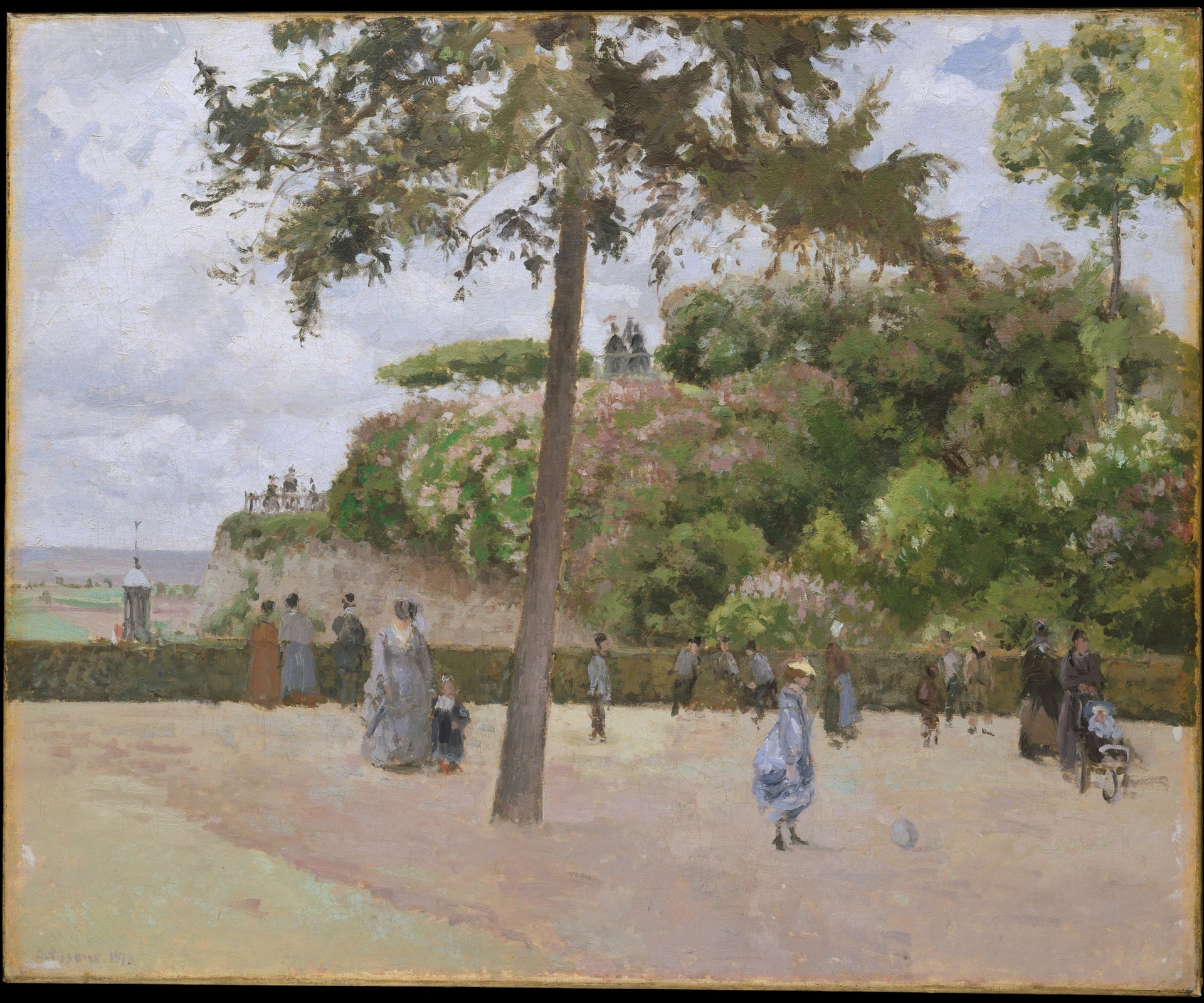 Le Jardin public à Pontoise - Camille Pissarro
