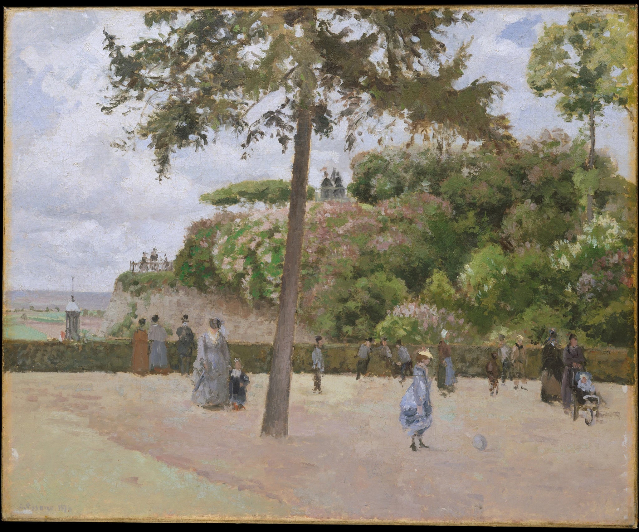 Le Jardin public à Pontoise - Camille Pissarro