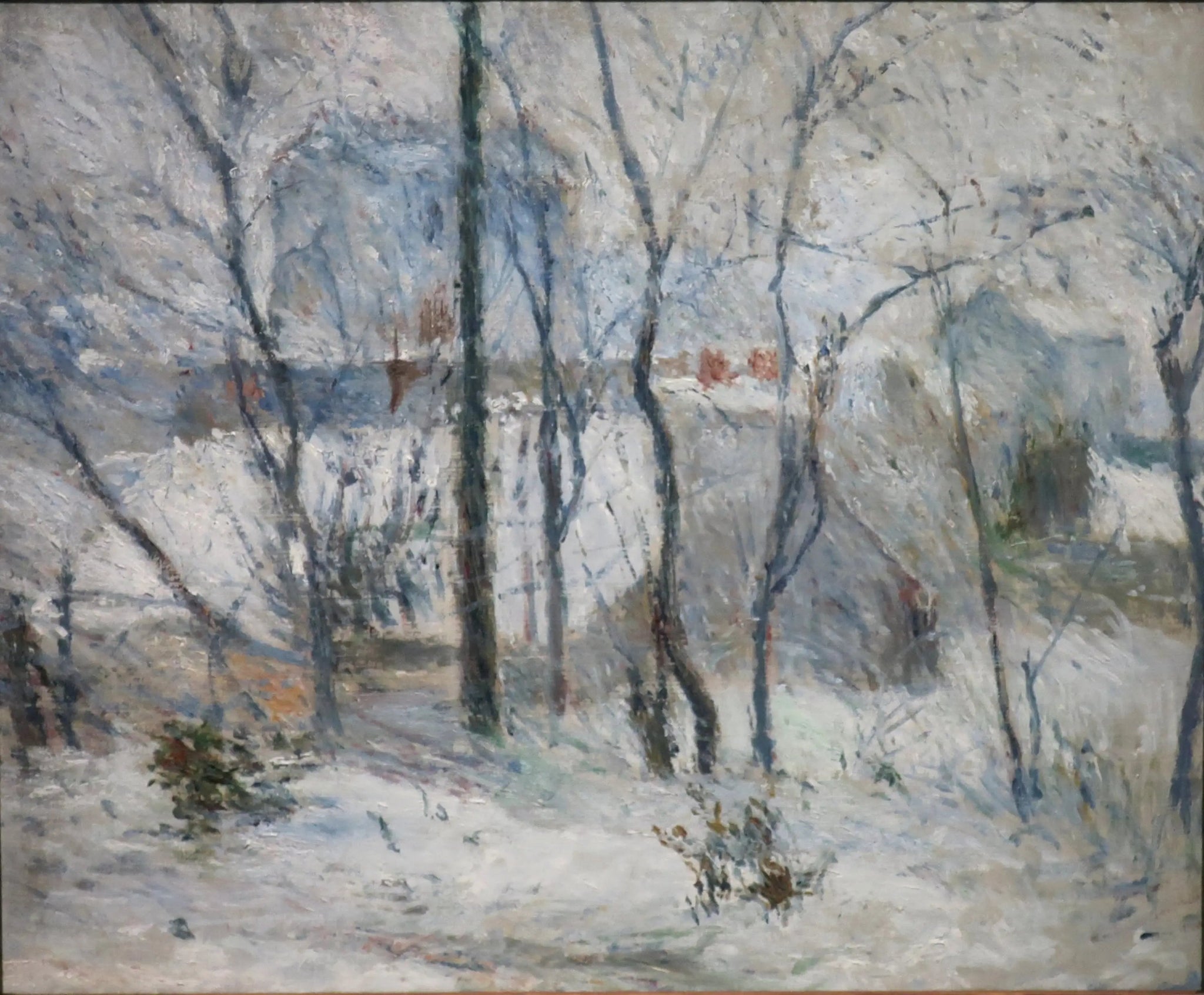 Jardin sous la neige II - Paul Gauguin image 1 reproduction de peinture à l’huile