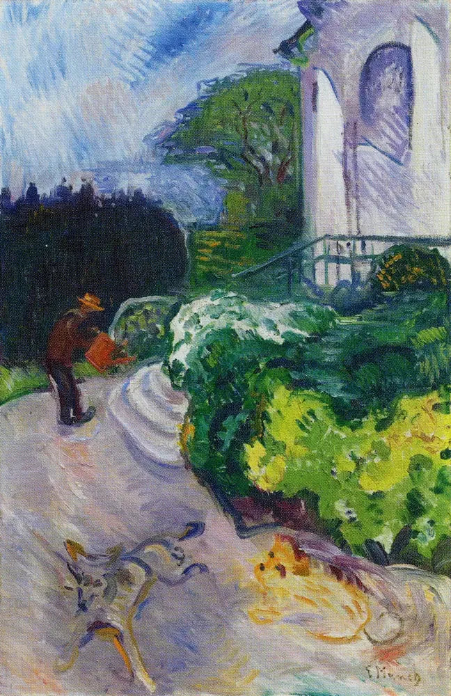 Jardinier danois le jardin du Dr. Linde - Edvard Munch