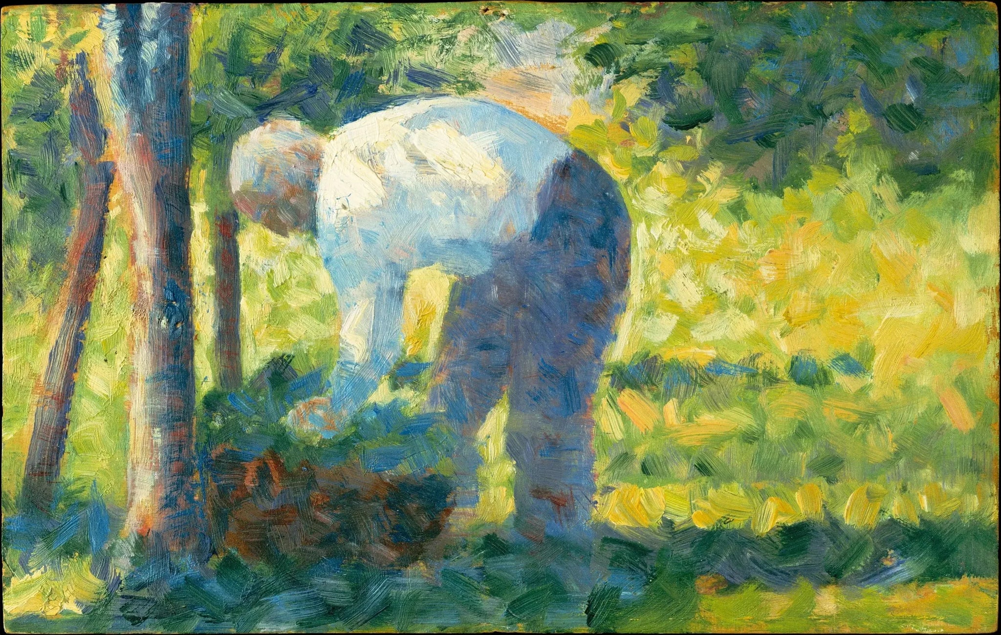 Jardinier - Georges Seurat image 1 copie peinte à la main à l’huile