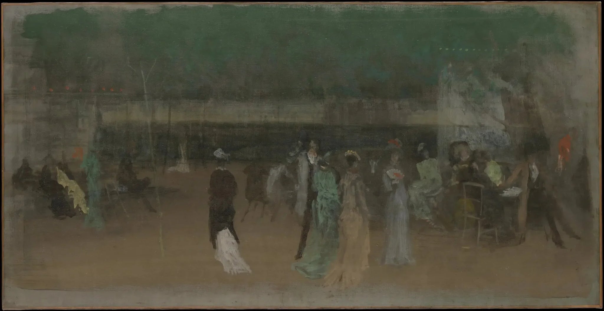 Jardins de Cremorne, n° 2 - James Abbott McNeill Whistler image 1 reproduction artisanale de tableau