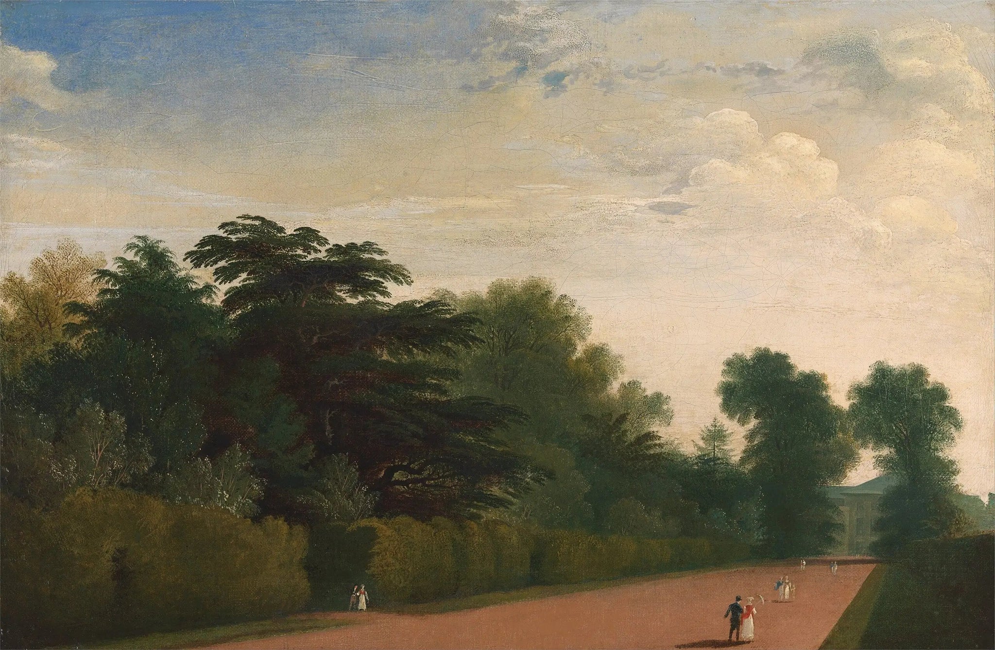 Jardins de Kensington - John Martin image 1 copie peinte à la main à l’huile