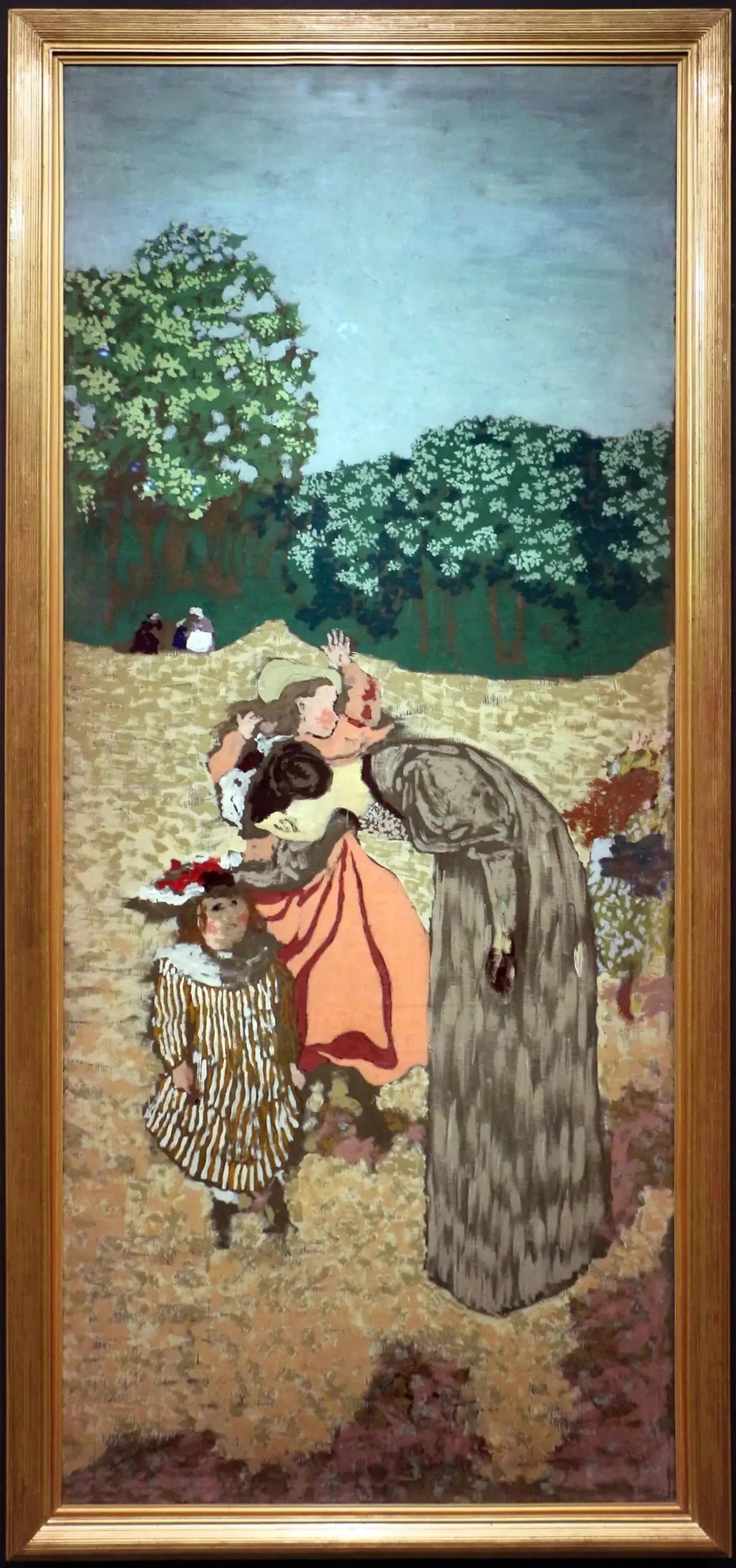 Jardins publics : l'interrogatoire - Édouard Vuillard image 1 copie de tableau peinte à la main