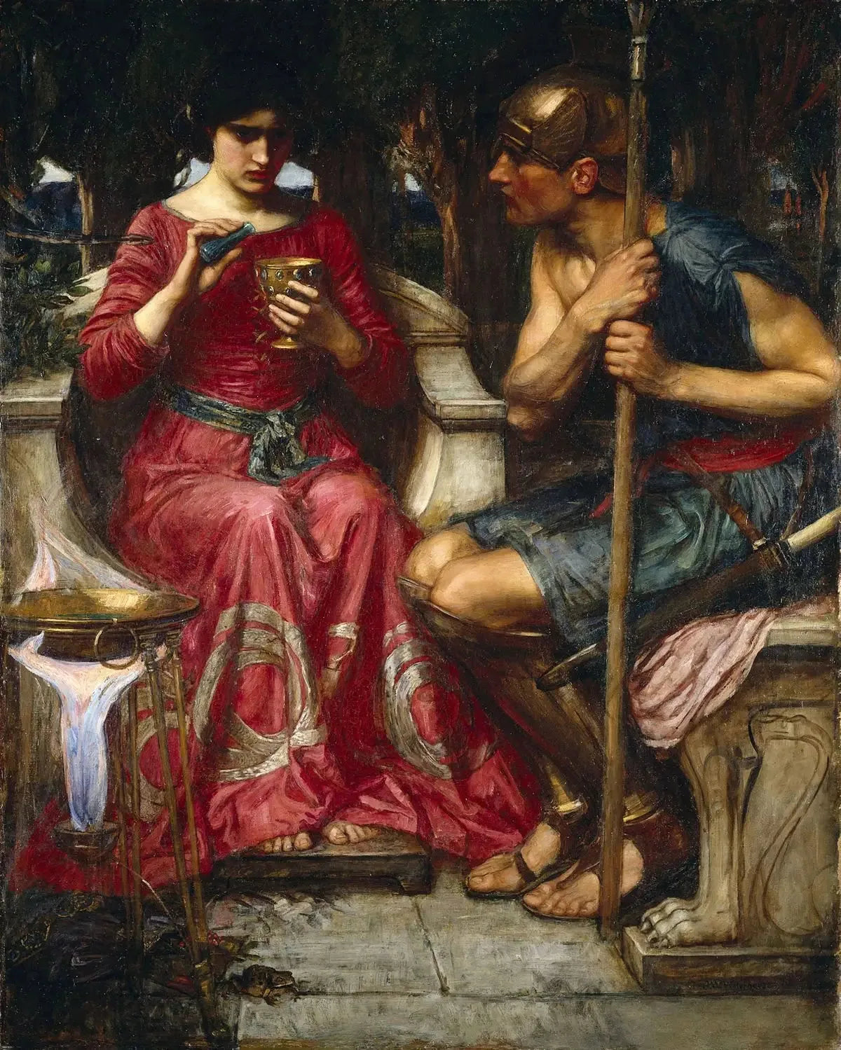Jason et Médée - John William Waterhouse image 1 copie de tableau peinte à la main